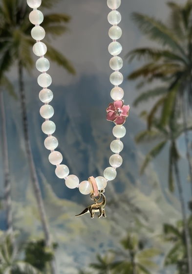 Колье с селенитом LEI DINOS WAIKIKI