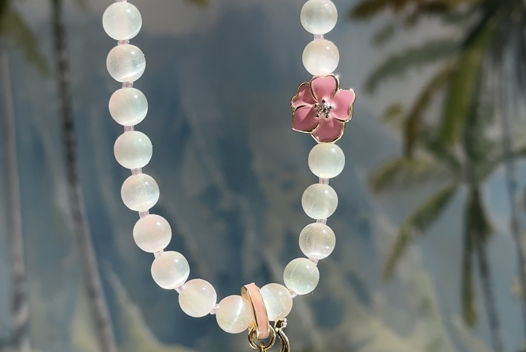 Колье с селенитом LEI DINOS WAIKIKI