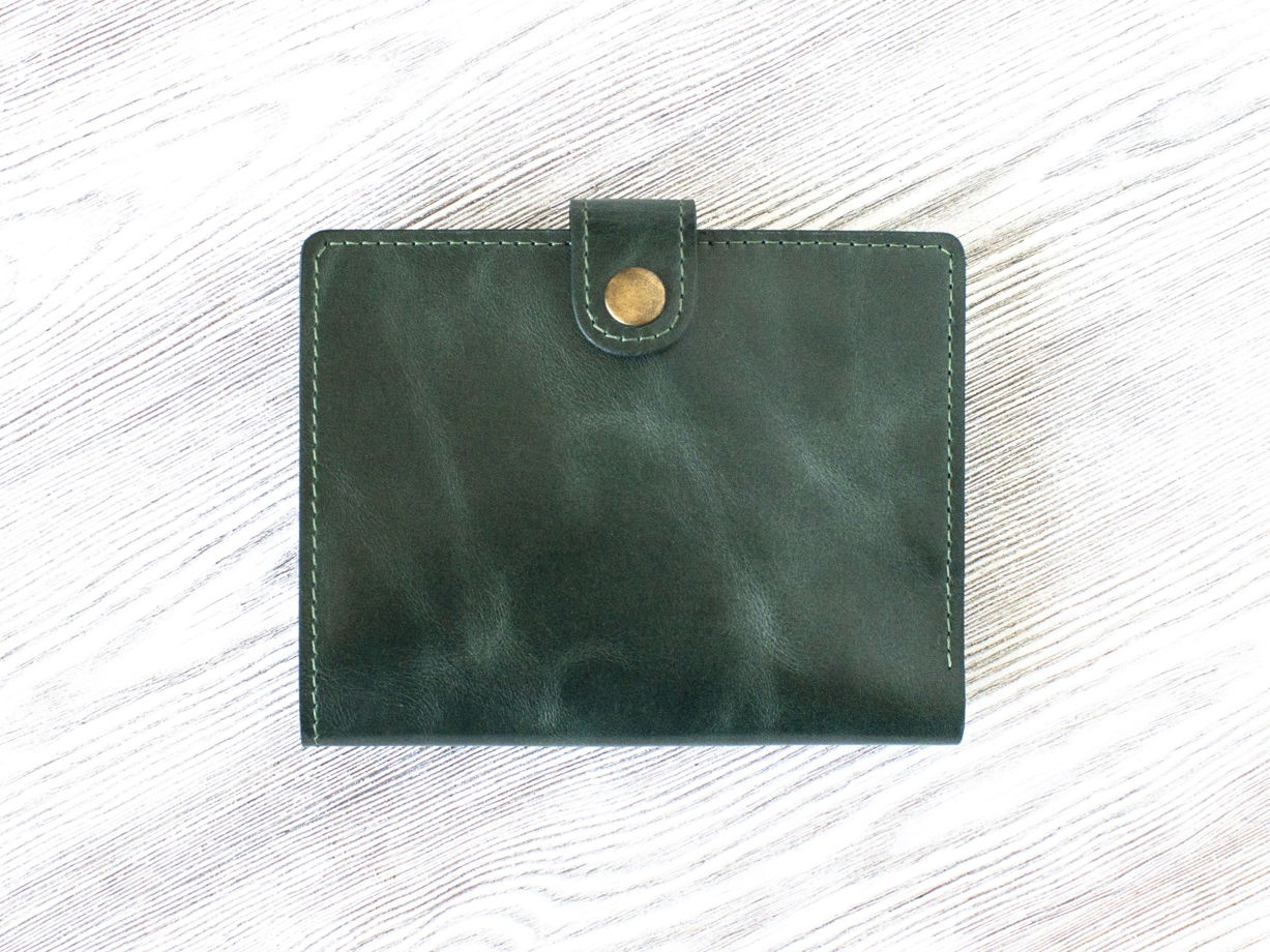 Портмоне из натуральной кожи для прав, СТС, банкнот, пластиковых карт, паспорта, страховки. VIRKUNEN