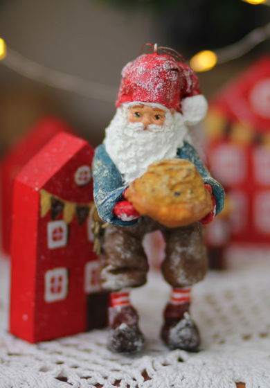 Декор для дома Рождественская игрушка на елку подарок на Новый год елочная ватная игрушка