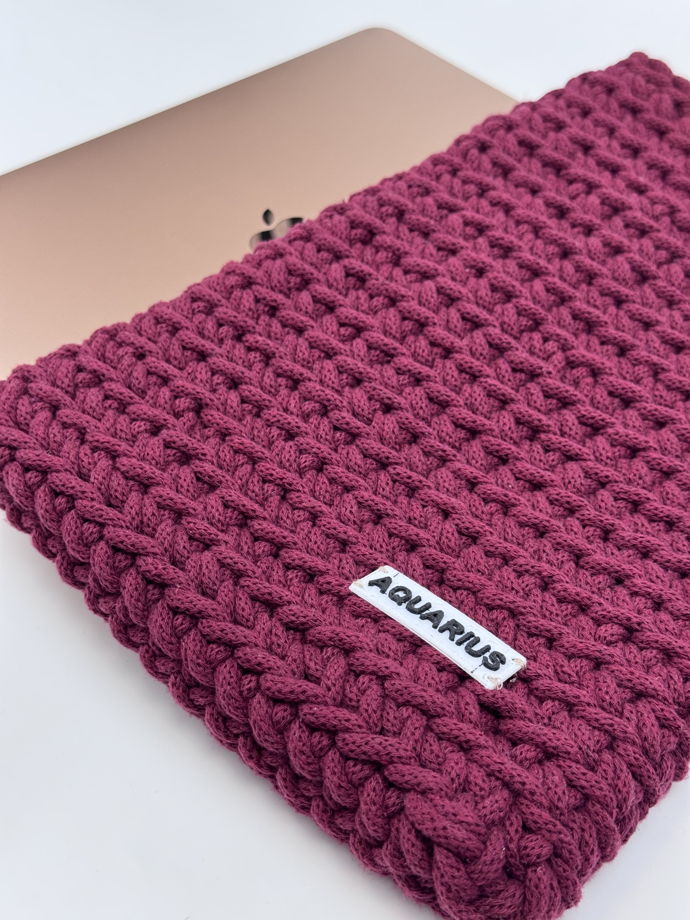 Чехол для ноутбука MacBook 13” и 14” бургунди