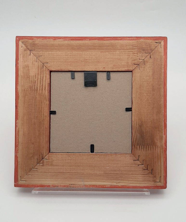 Рамка деревянная ручной окраски "Два цвета" для фотографии 10 х 10 см