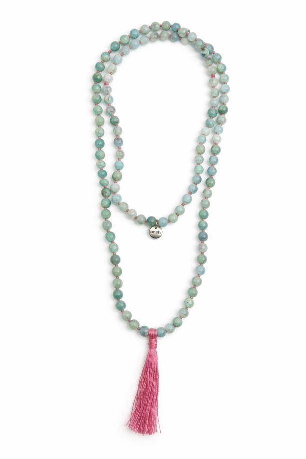 Четки-мала из амазонита 'mala beads'