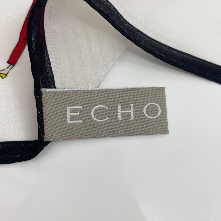 Шёлковый платок каре Echo девушки мода 100% шёлк