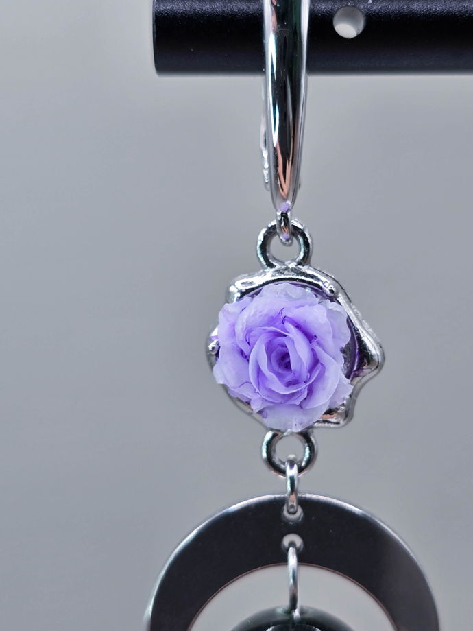 Серьги с английским замком "Тайна"