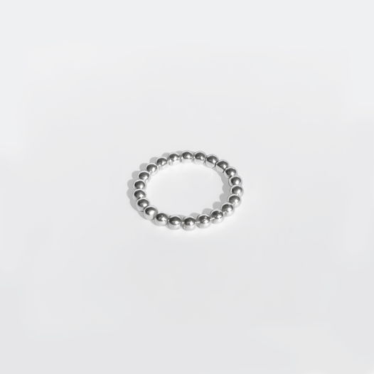 Серебряное кольцо Bubble 01
