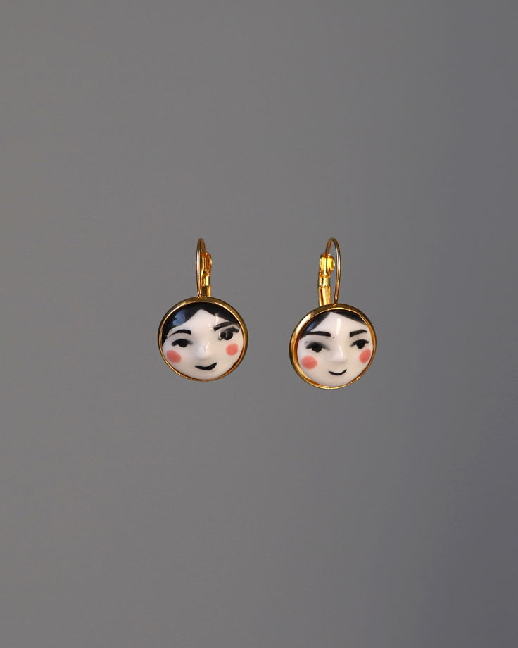 Серьги «Мия» с сердечками