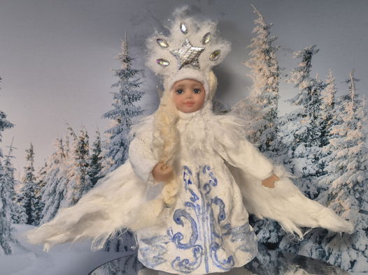 Ватная игрушка.  Царевна Лебедь