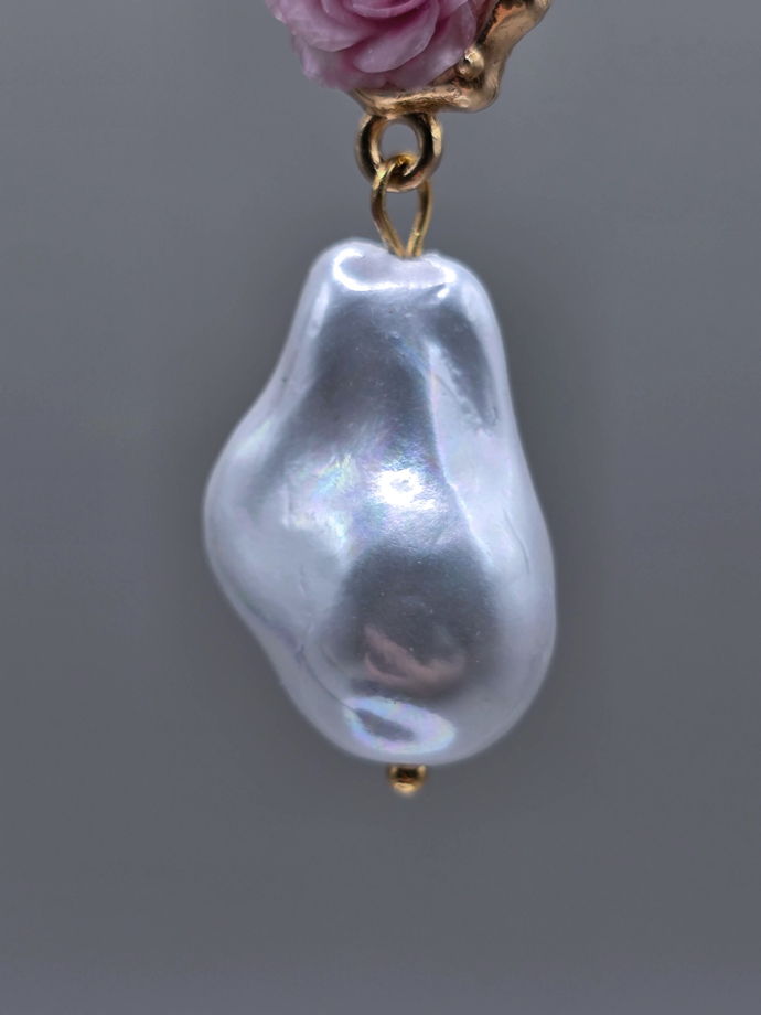 Серьги "Нимфа" с английским замком