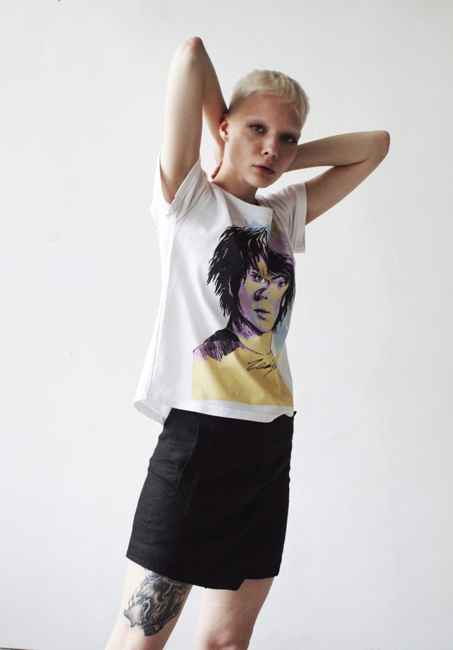 женская футболка прямого силуэта с принтом "ЗЕМФИРА"