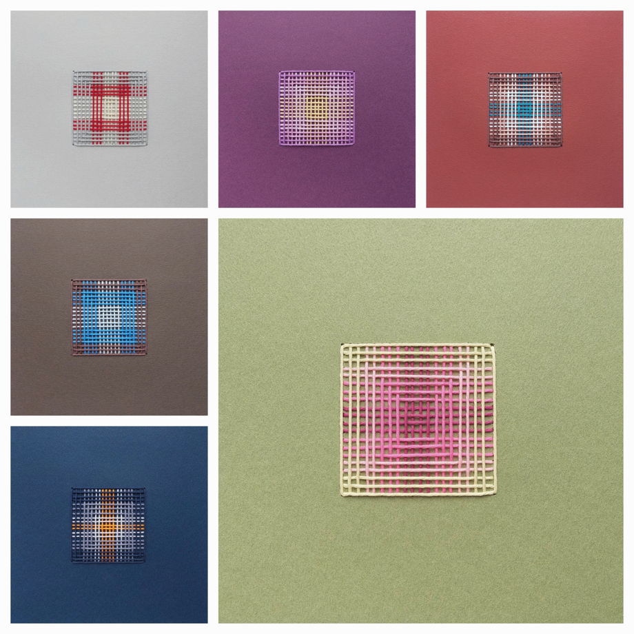 Текстильная картина, зеленый эвкалипт с розовым /В наличии