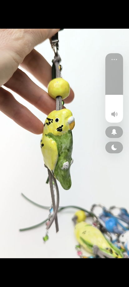 Обвес на сумку волнистый попугай