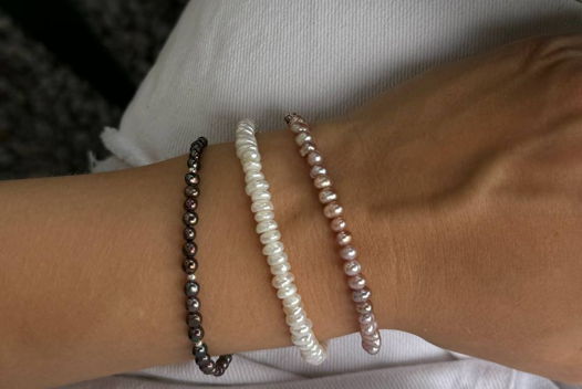 Браслет из натурального жемчуга
