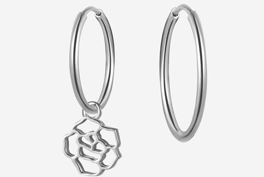 Ассиметричные серьги Rose