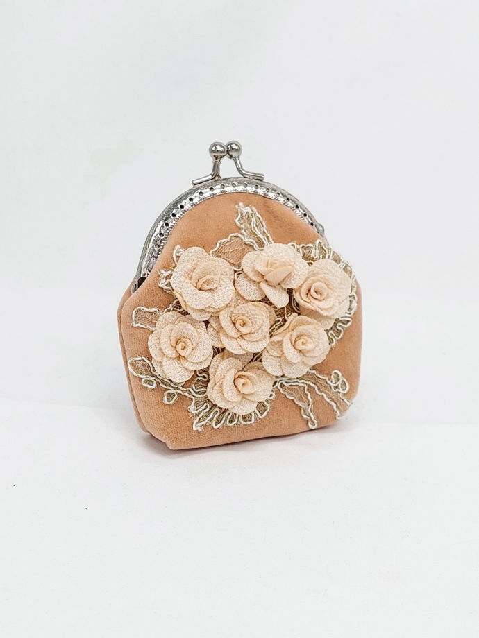 Женский кошелек велюр