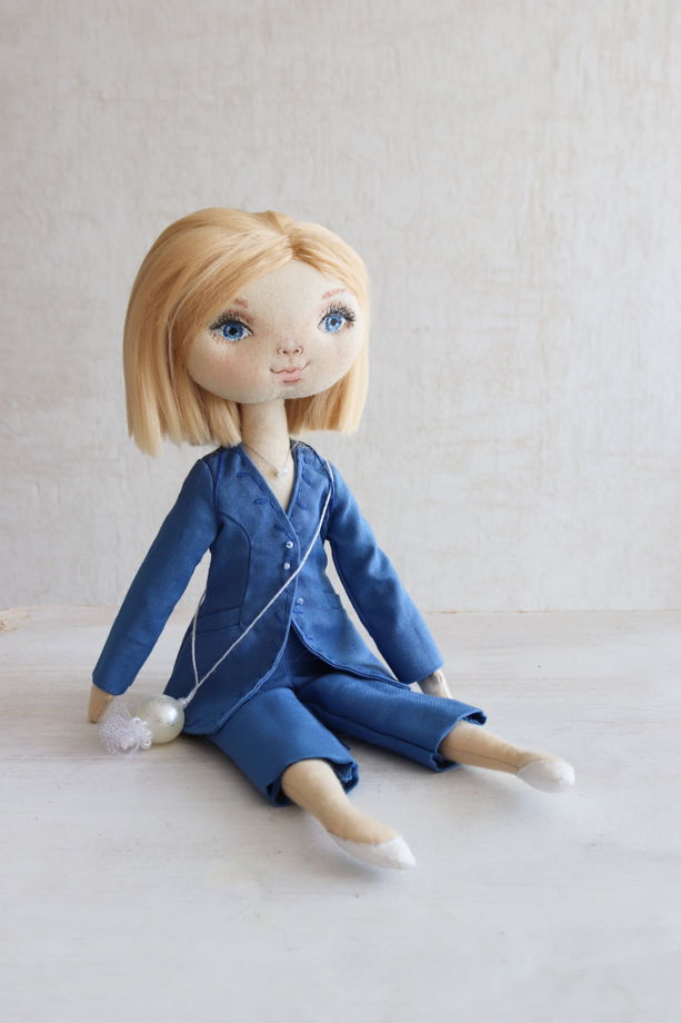 Ася, 36 см. Заготовка интерьерной куклы из текстиля для хобби, творчества, рукоделия