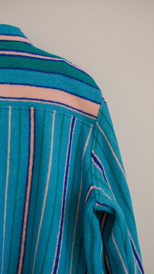 Полосатый Махровый Пиджак/Striped Towel Jacket