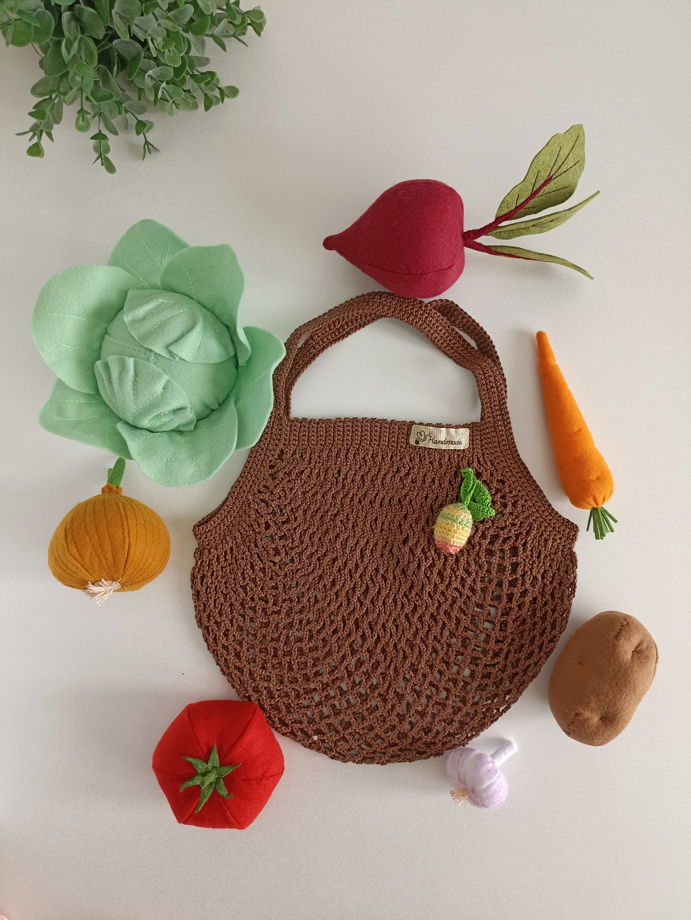 Игрушечная еда Овощи в авоське