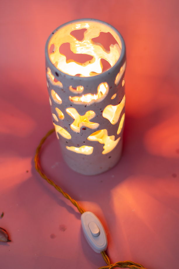 Керамическая дизайнерская лампа ручной работы для детской/гостиной