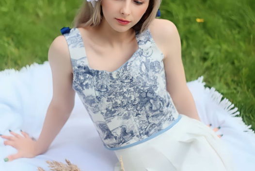 Корсаж (корсет) из хлопка