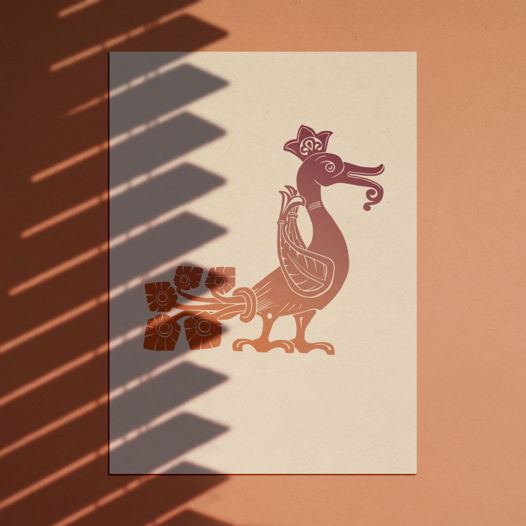 Тиражный постер А3 «Дом со зверями»