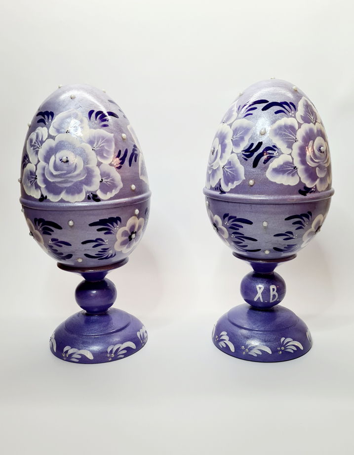 Яйцо Пасхальное лавандовое, сувенир на Пасху