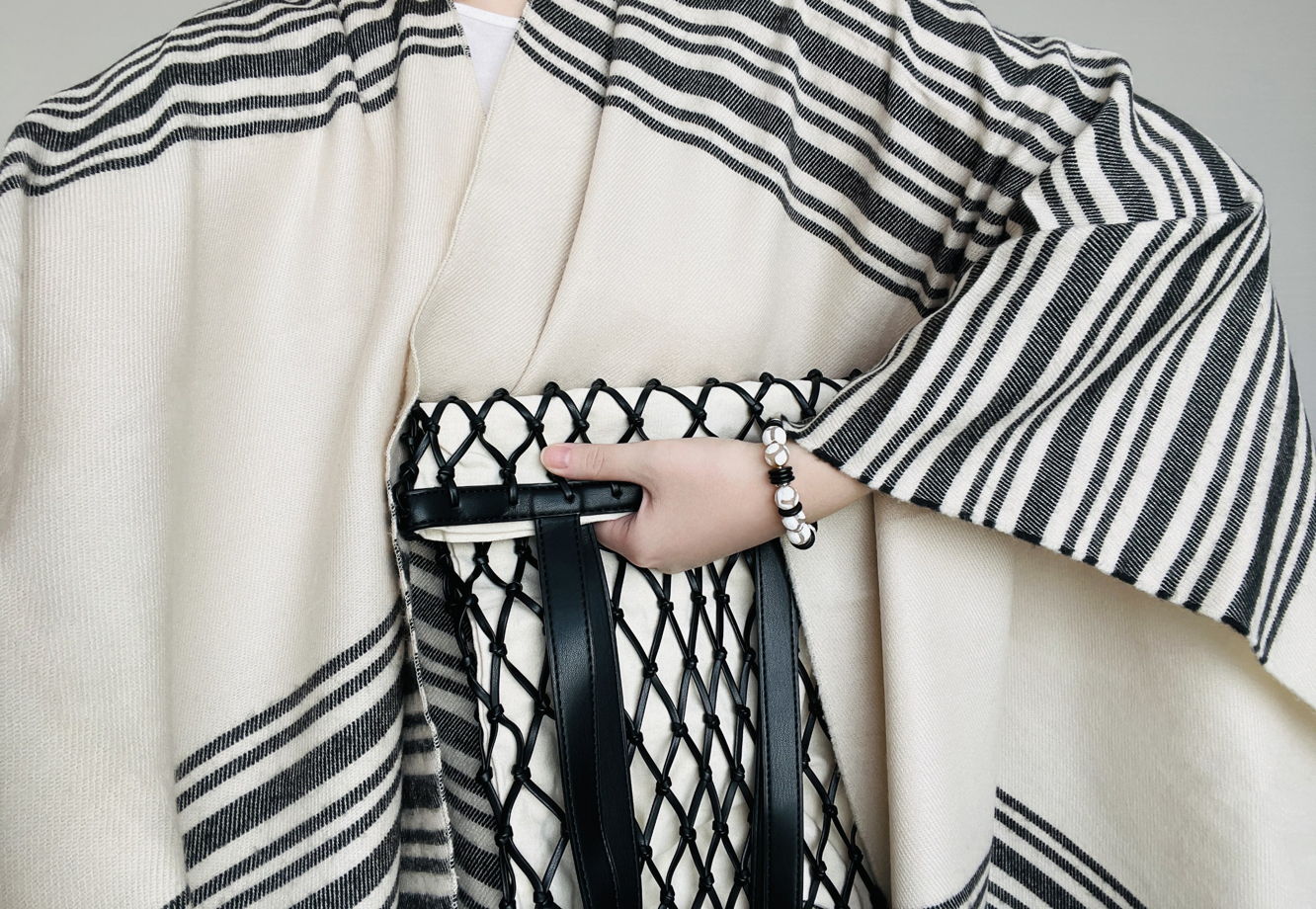 Браслет в этно стиле из кокосовых дисков и крупного агата дзи с рисунком