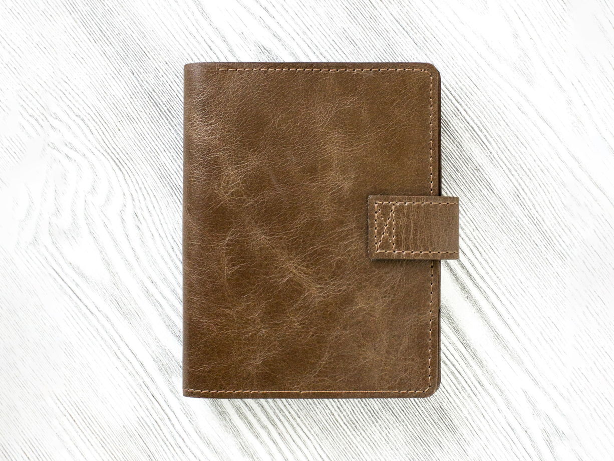 Портмоне из натуральной кожи для прав, СТС, банкнот, пластиковых карт, паспорта, страховки. VIRKUNEN