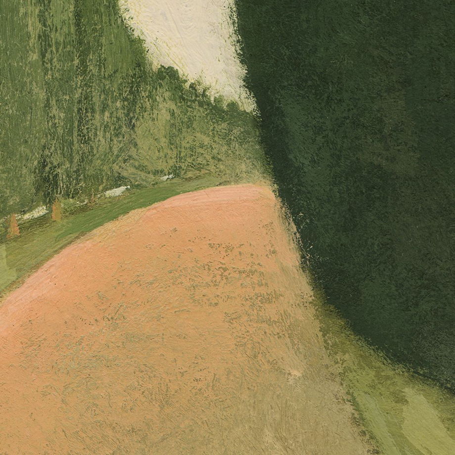 Постер с летним пейзажем "Кипарисовая аллея", 50х70см