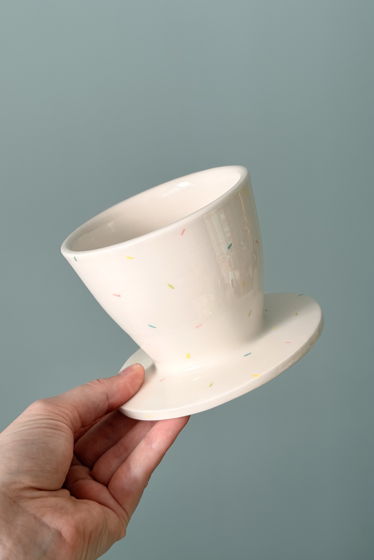 Воронка V60 для пуровера "Леденцы" + кофе от Maybe Tokyo, ручная работа