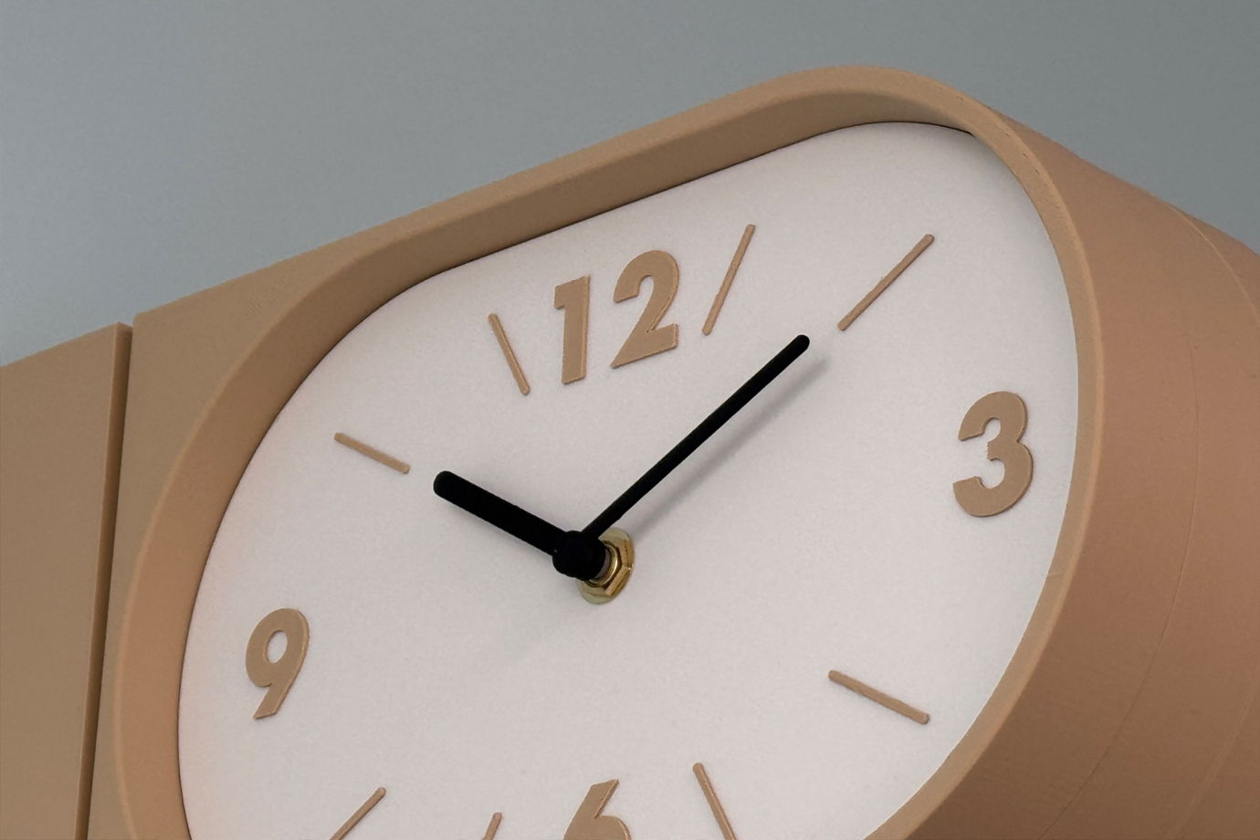 Настенные двусторонние часы, бежевые