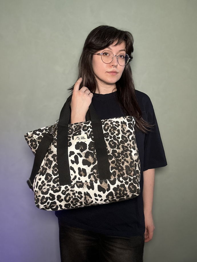Сумочка Городская леопардовая
