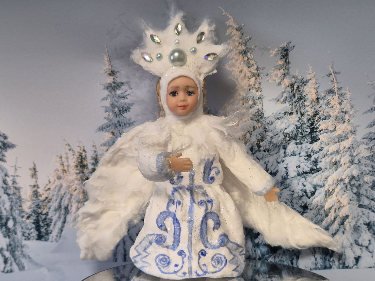 Ватная игрушка.  Царевна Лебедь