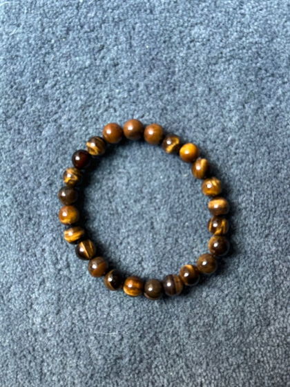 Браслет из натурального «Тигрового глаза» Ani.g.bracelets