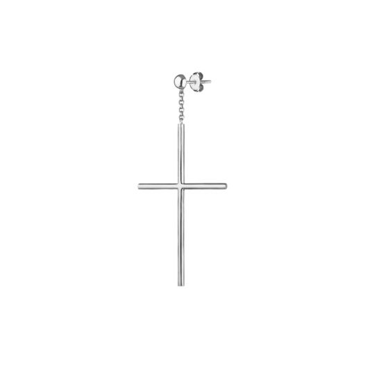Моносерьга - крест Split Cross