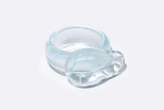 Кольцо из стекла STKLO Mono Crystal