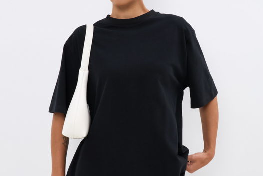 Футболка oversized черная