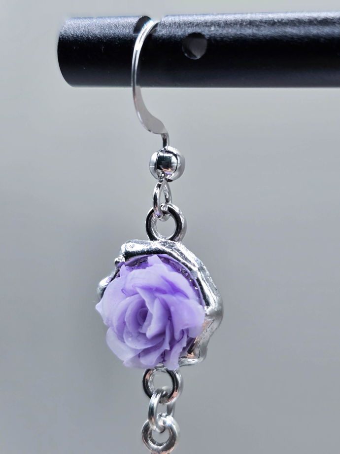 Серьги с петлей "Виолетта"