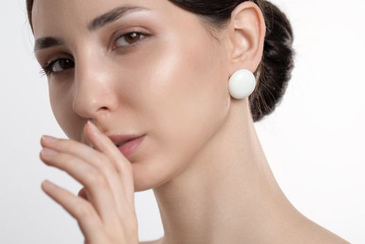 Серьги пусеты «Кнопка»