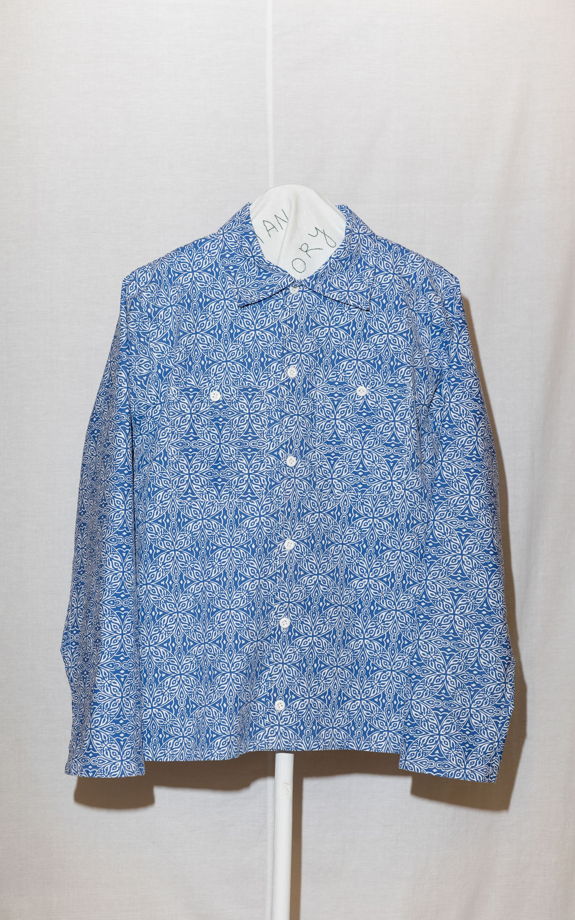 Сине-Белая Рубашка/White Blue Long Sleeve Shirt