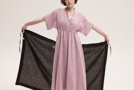 Понева Черная из конопли