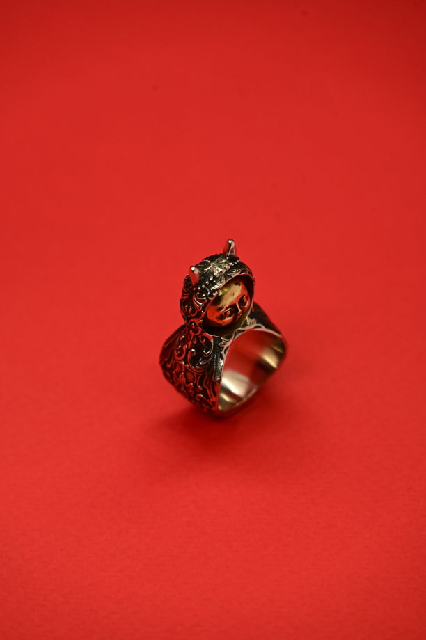 Кольцо "Киса в кичке"