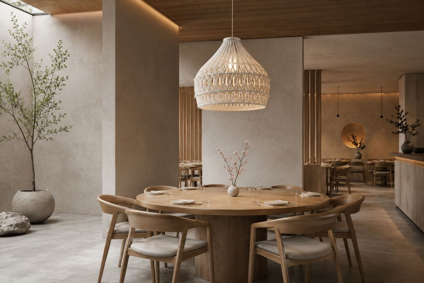 Абажур макраме • подвесной светильник