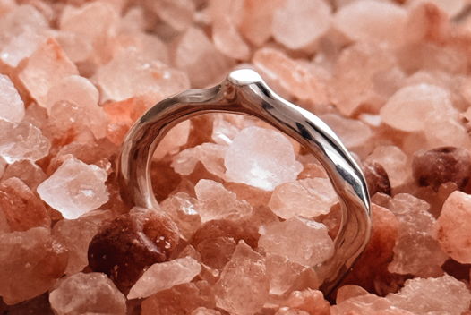 Кольцо Точка серебряное