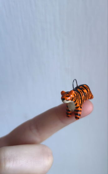 Керамический кулон "Тигр"