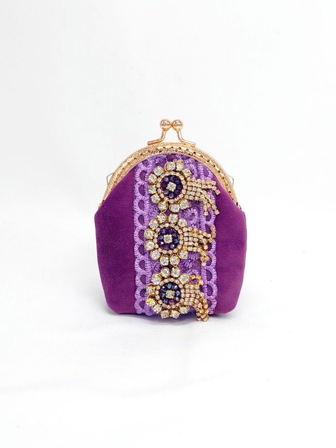 Женский кошелек велюр