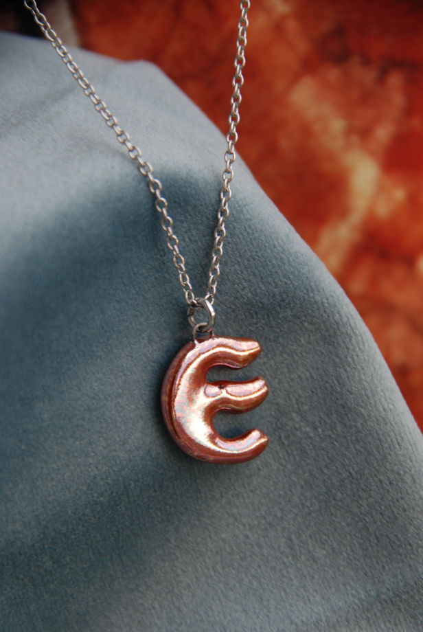 Буквы-буквицы керамические ручной работы Д, Е, И, К, Л, М, С