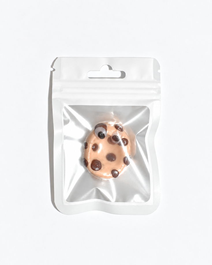 Тревожный камушек worry stone в виде печенья, mr cookie