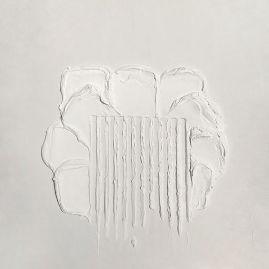 Текстурная картина "WHITE CLOVER". Белая