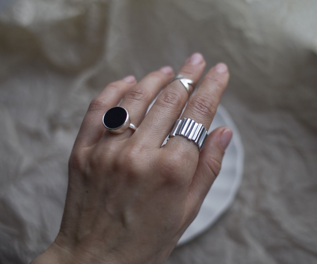Серебряное кольцо Исландия